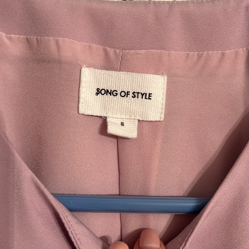Revolve: Song Of Style Lilac Button Down Set - image 7